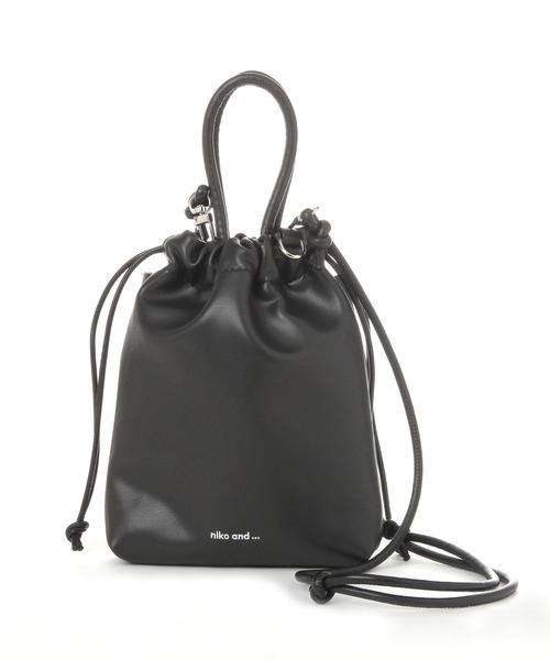 niko and...(ニコアンド)の「オリジナル巾着2WAYショルダーバッグ(ショルダーバッグ・レディース・グレー/ブラック/アイボリー/その他1・0)」の22枚目の写真