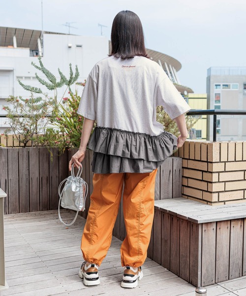 niko and...(ニコアンド)の「オリジナル巾着2WAYショルダーバッグ(ショルダーバッグ・レディース・グレー/ブラック/アイボリー/その他1・0)」の9枚目の写真