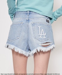 BACK TO THE FIELD（バック トゥー ザ フィールド）の「【MLB】ダメージデニムショートパンツ（デニムパンツ）」