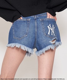 BACK TO THE FIELD（バック トゥー ザ フィールド）の「【MLB】ダメージデニムショートパンツ（デニムパンツ）」