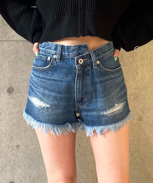 ダイヤ JEANS ダメージショートパンツ23インチ ダイヤ JEANS ダメージショートパンツ23インチ（DIESEL