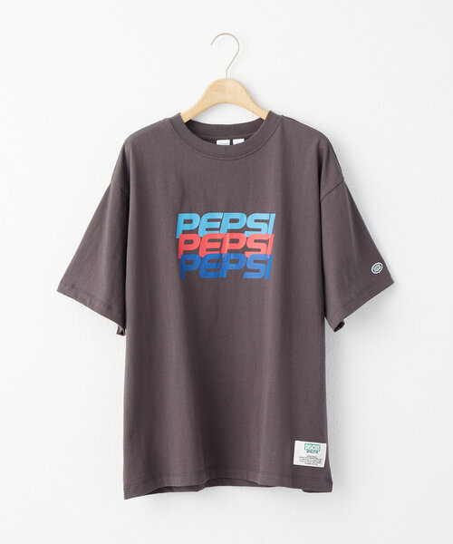 mystic（ミスティック）の「[DISCUS×PEPSI]PEPSI Tシャツ（Tシャツ/カットソー・レディース・ブラック/ホワイト・MEDIUM）」の2枚目の写真