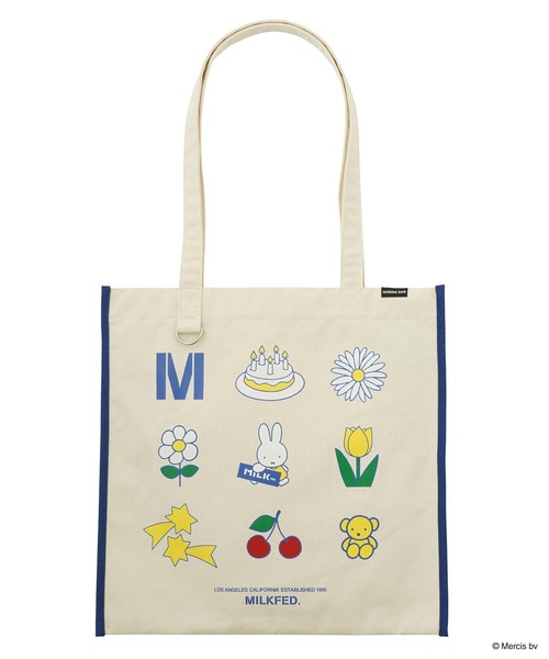 Miffy( ミッフィー)の「MILKFED. x MIFFY ICON TOTE(トートバッグ・レディース・ブルー/レッド・ONE SIZE)」の21枚目の写真