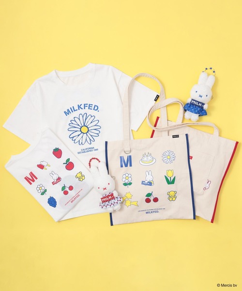 Miffy( ミッフィー)の「MILKFED. x MIFFY ICON TOTE(トートバッグ・レディース・ブルー/レッド・ONE SIZE)」の19枚目の写真