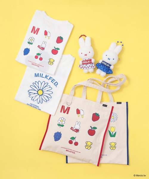 Miffy( ミッフィー)の「MILKFED. x MIFFY ICON TOTE(トートバッグ・レディース・ブルー/レッド・ONE SIZE)」の20枚目の写真