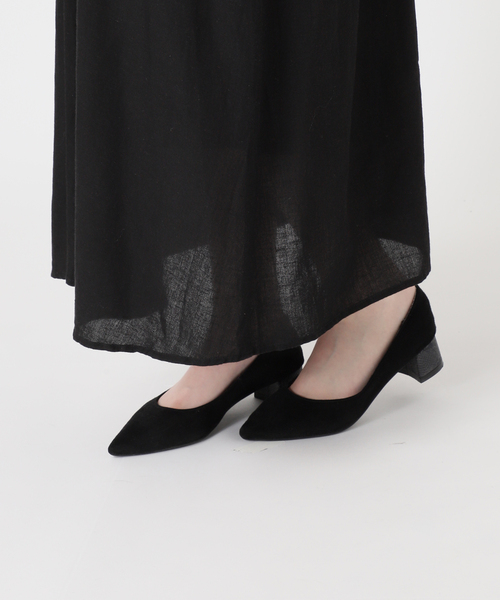 JOURNAL STANDARD relume（ジャーナルスタンダード　レリューム）の「レーヨンコットンギャザーワンピース（ワンピース・レディース・ブラック/ブラウン・FREE）」の9枚目の写真