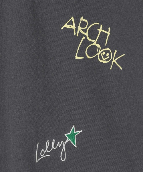 LEPSIM（レプシィム）の「【KIDS】カラフル手描きロゴT　451661（Tシャツ/カットソー・キッズ・オフホワイト/チャコールグレー/ベージュ・120/140）」の16枚目の写真