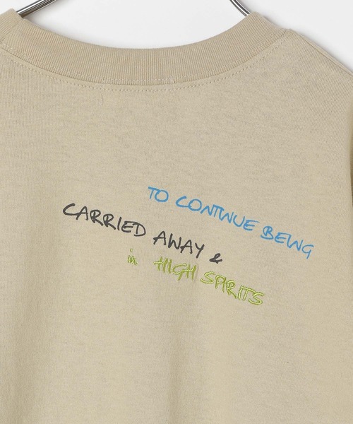 LEPSIM（レプシィム）の「【KIDS】カラフル手描きロゴT　451661（Tシャツ/カットソー・キッズ・オフホワイト/チャコールグレー/ベージュ・120/140）」の20枚目の写真