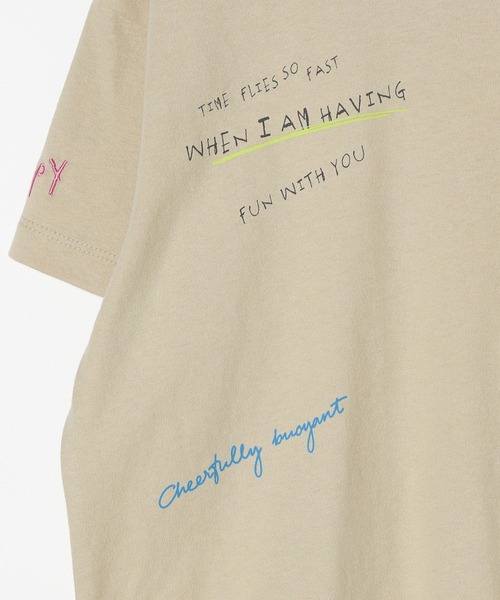 LEPSIM（レプシィム）の「【KIDS】カラフル手描きロゴT　451661（Tシャツ/カットソー・キッズ・オフホワイト/チャコールグレー/ベージュ・120/140）」の22枚目の写真