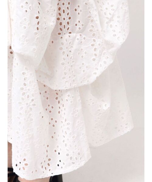 dazzlin（ダズリン）の「コットンレースバルーンタックスカート（スカート・レディース・ブラック/オフホワイト・SMALL/MEDIUM）」の12枚目の写真