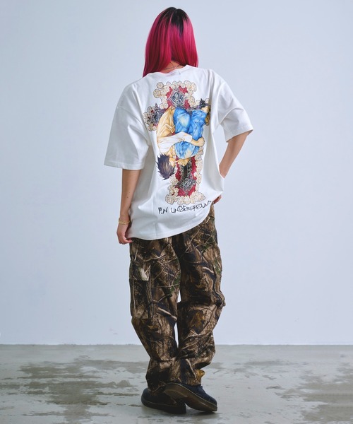 Revo.（レボ）の「『 裾絞り可能2WAY 』リアルツリーカモ ミリタリー ツイル カーゴパンツ カモフラ（カーゴパンツ・メンズ・グレー系カモフラージュ/リアルツリーカモ/ブラック系その他・M/L/LL）」の18枚目の写真