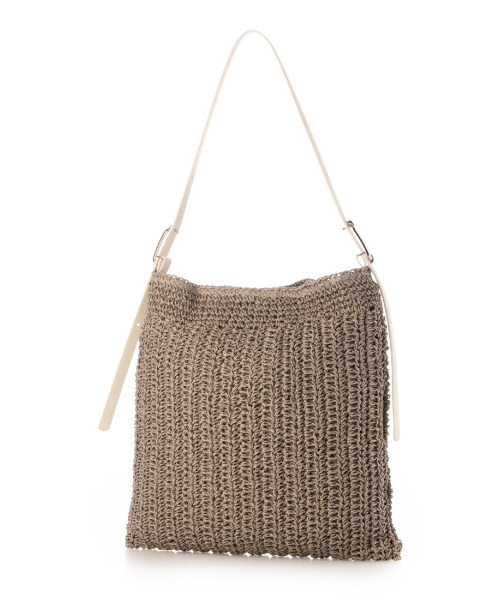 cache cache（カシュ カシュ）の「カシュカシュ cachecache / フリーハンドルクロッシェトート（かごバッグ・レディース・ブラック/グレー/キャメル・FREE）」の9枚目の写真