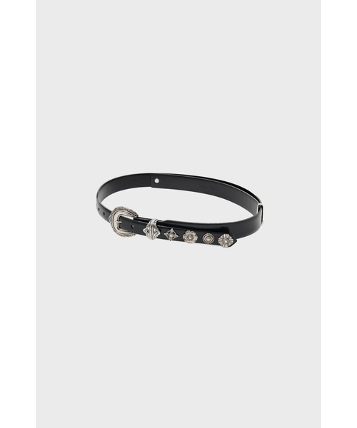 TOGA VIRILIS（トーガ ビリリース）の「【TOGA VIRILIS】Motif leather belt（ベルト・メンズ・ブラック・FREE）」の2枚目の写真