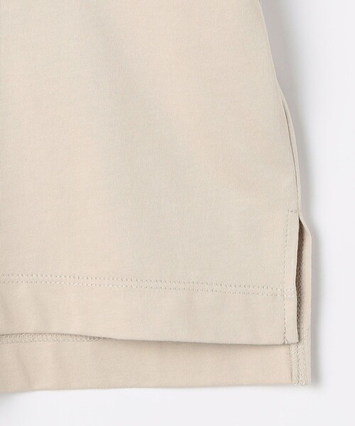 MICO COULIER（ミコクリエ）の「超長綿フロッキー×箔プリントTシャツ（Tシャツ/カットソー・レディース・ベージュ/オフホワイト/チャコールグレー・38）」の21枚目の写真