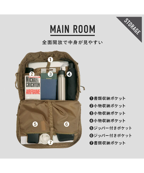 POST GENERAL(ポストジェネラル)の「ポストジェネラル POST GENERAL / キャリーオン バックパック(バックパック/リュック・レディース・ブラック/ブラウン・FREE)」の21枚目の写真