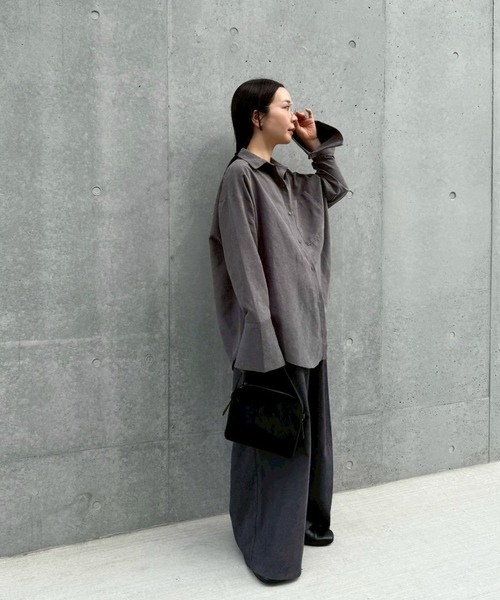 カフスデザインオーバーサイズシャツ（シャツ/ブラウス）｜select MOCA