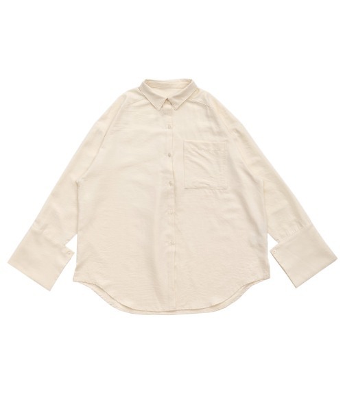カフスデザインオーバーサイズシャツ（シャツ/ブラウス）｜select MOCA