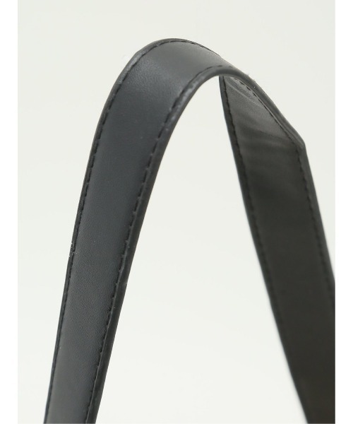 m.f.editorial（エムエフエディトリアル）の「【ペーパー素材】雑材 ショルダーバッグ A4対応（ショルダーバッグ・レディース・ターコイズブルー/ダークウッド・FREE）」の12枚目の写真