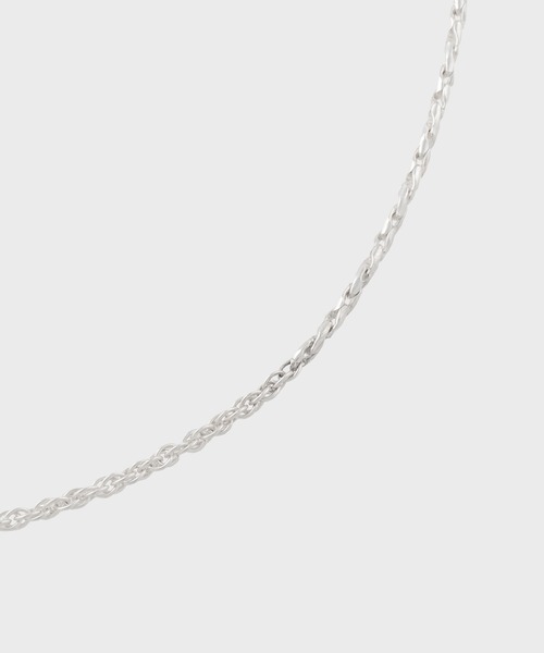 FETICO MIXED CHAIN シルバーチェーンネックレス シルバー]MIXチェーンネックレス