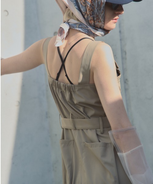 Muel Chic（ミュエルシック）の「Churchill onepiece チャーチルワンピース（ワンピース・レディース・カーキ系/ブラック/オフホワイト・MEDIUM）」の17枚目の写真