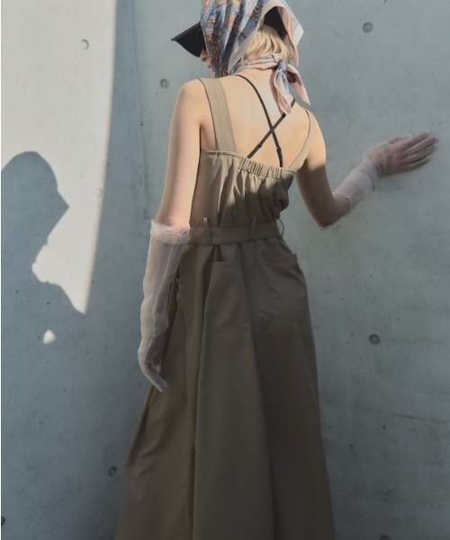 Muel Chic（ミュエルシック）の「Churchill onepiece チャーチルワンピース（ワンピース・レディース・カーキ系/ブラック/オフホワイト・MEDIUM）」の16枚目の写真