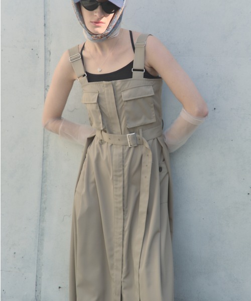Muel Chic（ミュエルシック）の「Churchill onepiece チャーチルワンピース（ワンピース・レディース・カーキ系/ブラック/オフホワイト・MEDIUM）」の20枚目の写真