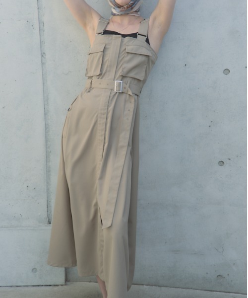 Muel Chic（ミュエルシック）の「Churchill onepiece チャーチルワンピース（ワンピース・レディース・カーキ系/ブラック/オフホワイト・MEDIUM）」の15枚目の写真