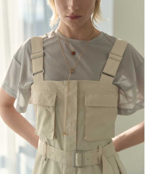 Muel Chic（ミュエルシック）の「Churchill onepiece チャーチルワンピース（ワンピース・レディース・カーキ系/ブラック/オフホワイト・MEDIUM）」の22枚目の写真