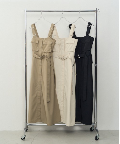 Muel Chic（ミュエルシック）の「Churchill onepiece チャーチルワンピース（ワンピース・レディース・カーキ系/ブラック/オフホワイト・MEDIUM）」の9枚目の写真
