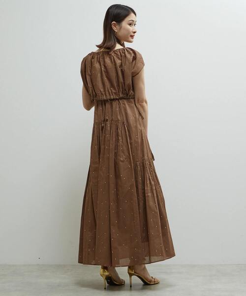 SOFFITTO(ソフィット)の「インド綿ドット刺繍ギャザーボレロブラウス(カーディガン/ボレロ・レディース・ネイビー/ブラウン/ブラック・FREE)」の17枚目の写真