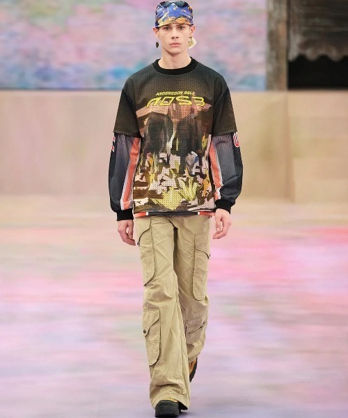 Andersson Bell★MESH RACING L/S T-SHIRTS★夏も涼しい★人気 Andersson Bell☆MESH RACING L/S T-SHIRTS☆夏も涼しい☆人気