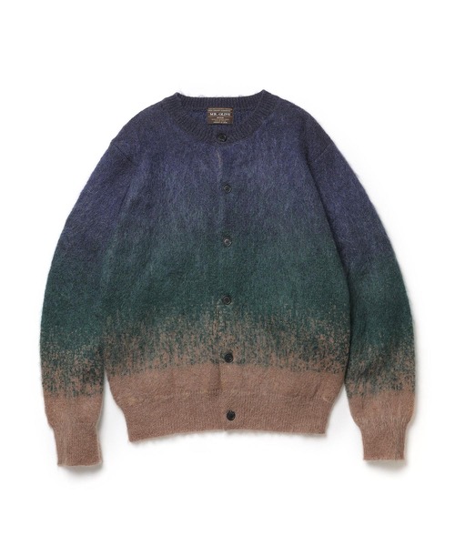 MR.OLIVE(ミスターオリーブ)の「GRADATION MOHAIR KNIT / 6-BUTTON CARDIGAN(カーディガン/ボレロ・メンズ・ブラック/ネイビー・MEDIUM/LARGE)」の8枚目の写真