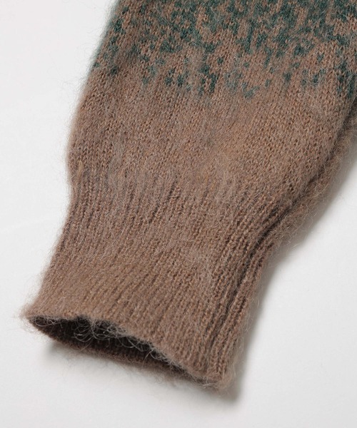 MR.OLIVE(ミスターオリーブ)の「GRADATION MOHAIR KNIT / 6-BUTTON CARDIGAN(カーディガン/ボレロ・メンズ・ブラック/ネイビー・MEDIUM/LARGE)」の3枚目の写真