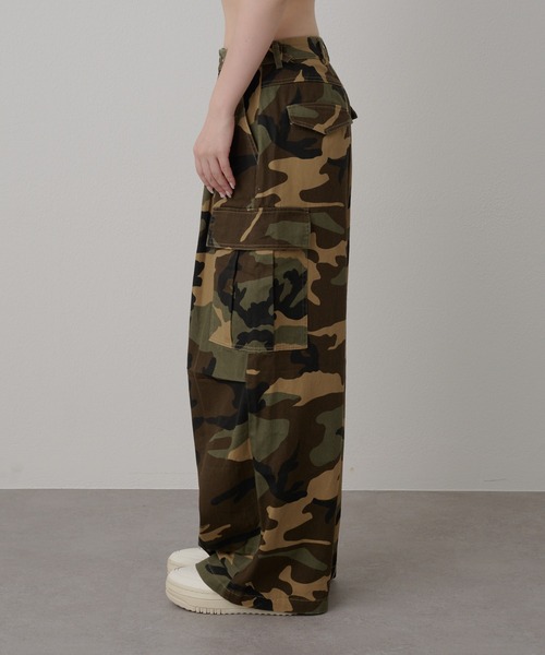 RAY CASSIN（レイカズン）の「タックカーゴパンツ（カーゴパンツ・レディース・ホワイト/グリーン系その他2・FREE）」の20枚目の写真