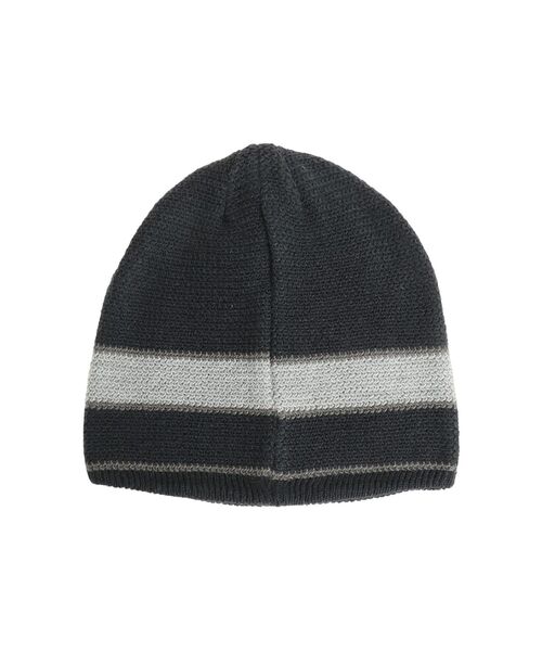 EMODA（エモダ）の「リバーシブルラインビーニー（ニットキャップ/ビーニー・レディース・グレー/ネイビー・FREE）」の7枚目の写真