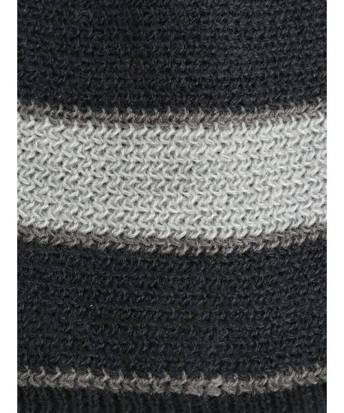 EMODA（エモダ）の「リバーシブルラインビーニー（ニットキャップ/ビーニー・レディース・グレー/ネイビー・FREE）」の9枚目の写真