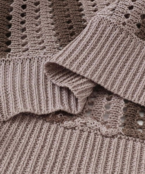 SENSE OF PLACE by URBAN RESEARCH(センスオブプレイスバイアーバンリサーチ)の「ストライプショートスリーブニットシャツ(ニット/セーター・メンズ・ミント/ライトベージュ/ブラック・MEDIUM/LARGE)」の17枚目の写真