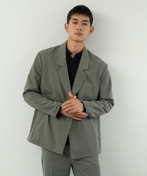 Blank Product.（ブランクプロダクト）の「5function Tailored jacket（テーラードジャケット・メンズ・ブラック/カーキ・M/L）」の5枚目の写真