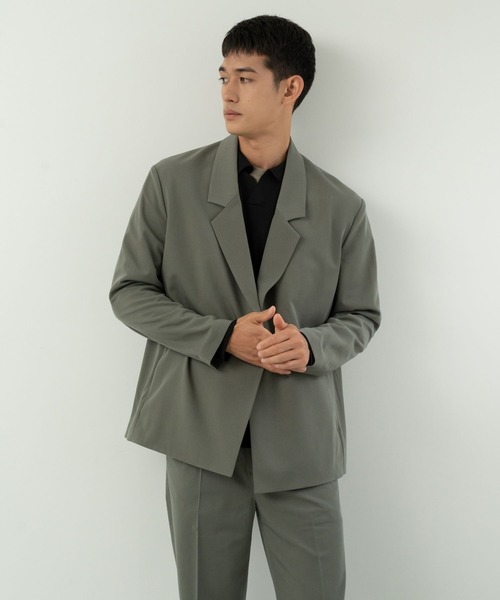 Blank Product.（ブランクプロダクト）の「5function Tailored jacket（テーラードジャケット・メンズ・ブラック/カーキ・M/L）」の6枚目の写真