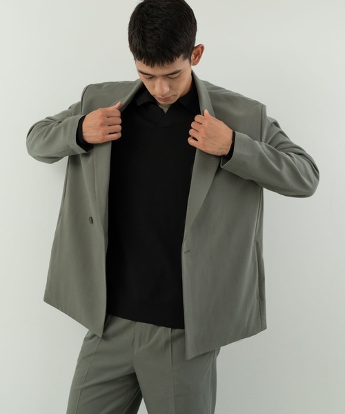 Blank Product.（ブランクプロダクト）の「5function Tailored jacket（テーラードジャケット・メンズ・ブラック/カーキ・M/L）」の8枚目の写真