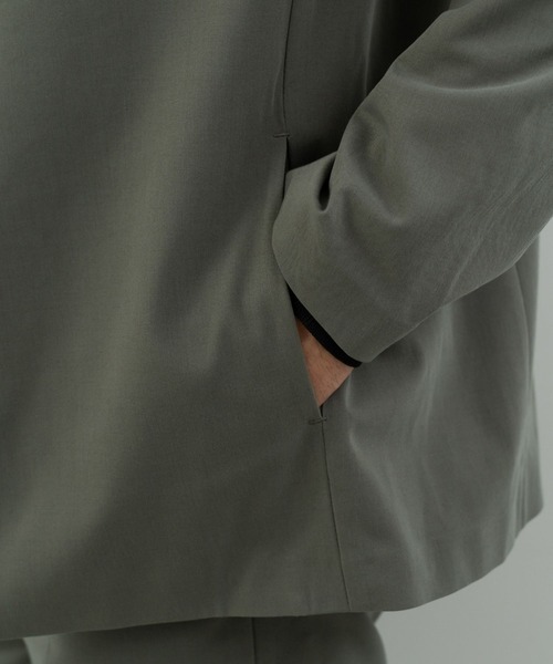 Blank Product.（ブランクプロダクト）の「5function Tailored jacket（テーラードジャケット・メンズ・ブラック/カーキ・M/L）」の11枚目の写真