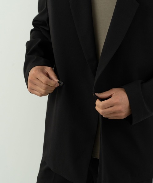 Blank Product.（ブランクプロダクト）の「5function Tailored jacket（テーラードジャケット・メンズ・ブラック/カーキ・M/L）」の18枚目の写真