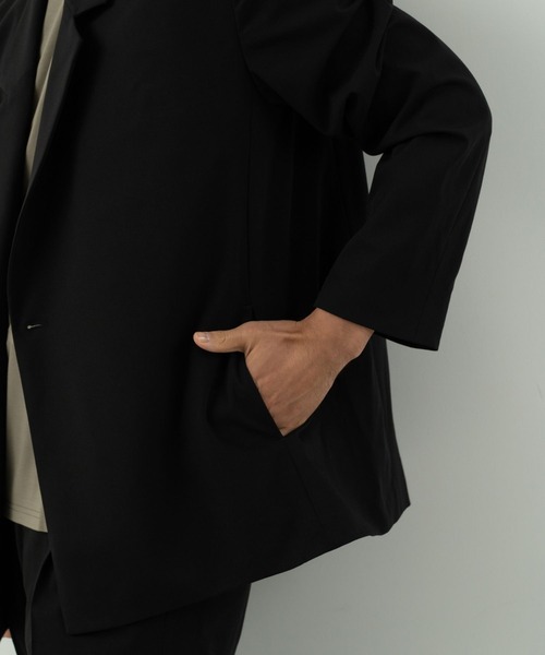 Blank Product.（ブランクプロダクト）の「5function Tailored jacket（テーラードジャケット・メンズ・ブラック/カーキ・M/L）」の20枚目の写真