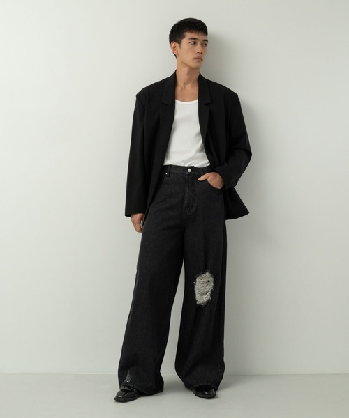 Blank Product.（ブランクプロダクト）の「5function Tailored jacket（テーラードジャケット・メンズ・ブラック/カーキ・M/L）」の21枚目の写真
