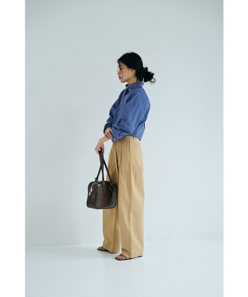 marjour（マージュール）の「BLUE CHECK SHIRTS（シャツ/ブラウス・レディース・ブルー/ライトブルー・MEDIUM）」の7枚目の写真