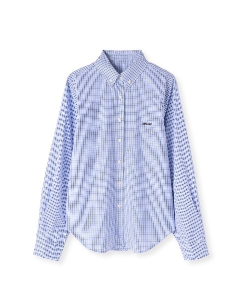 marjour（マージュール）の「BLUE CHECK SHIRTS（シャツ/ブラウス・レディース・ブルー/ライトブルー・MEDIUM）」の21枚目の写真