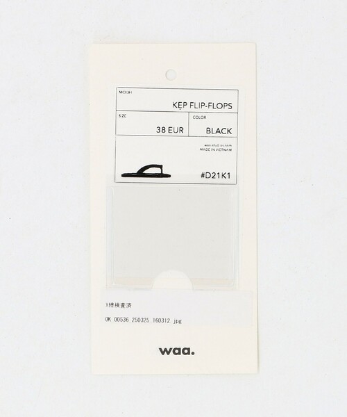 ＜Waa.studios＞KEP FLIP FLOPS/サンダル　roku ロク Waa.studios＞KEP FLIP FLOPS/サンダル
