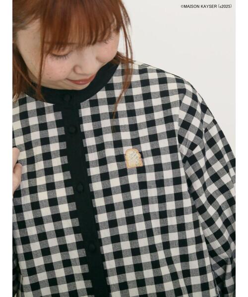 Samansa Mos2（サマンサ モスモス）の「【MAISON KAYSER】クレリック刺繍シャツ（シャツ/ブラウス・レディース・ブルー/ブラック・F）」の21枚目の写真