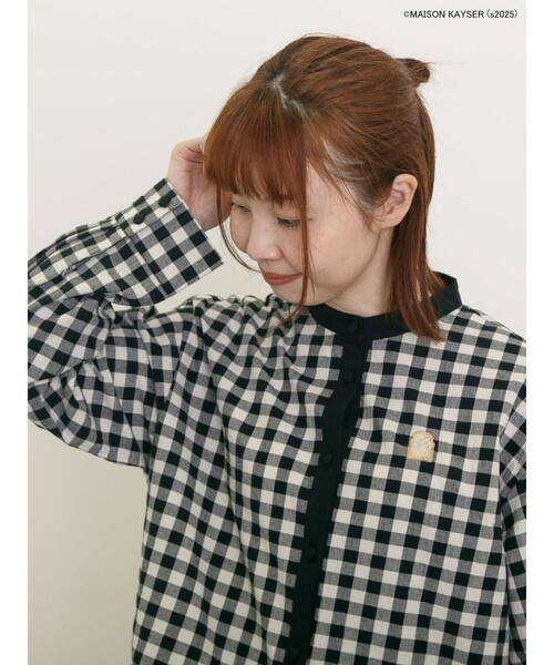 Samansa Mos2（サマンサ モスモス）の「【MAISON KAYSER】クレリック刺繍シャツ（シャツ/ブラウス・レディース・ブルー/ブラック・F）」の22枚目の写真