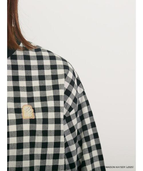 Samansa Mos2（サマンサ モスモス）の「【MAISON KAYSER】クレリック刺繍シャツ（シャツ/ブラウス・レディース・ブルー/ブラック・F）」の8枚目の写真